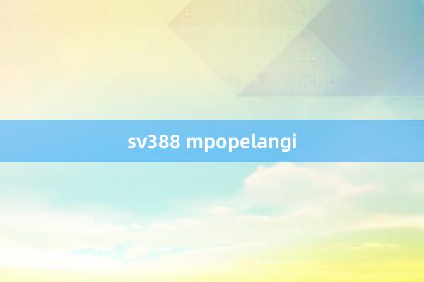 sv388 mpopelangi